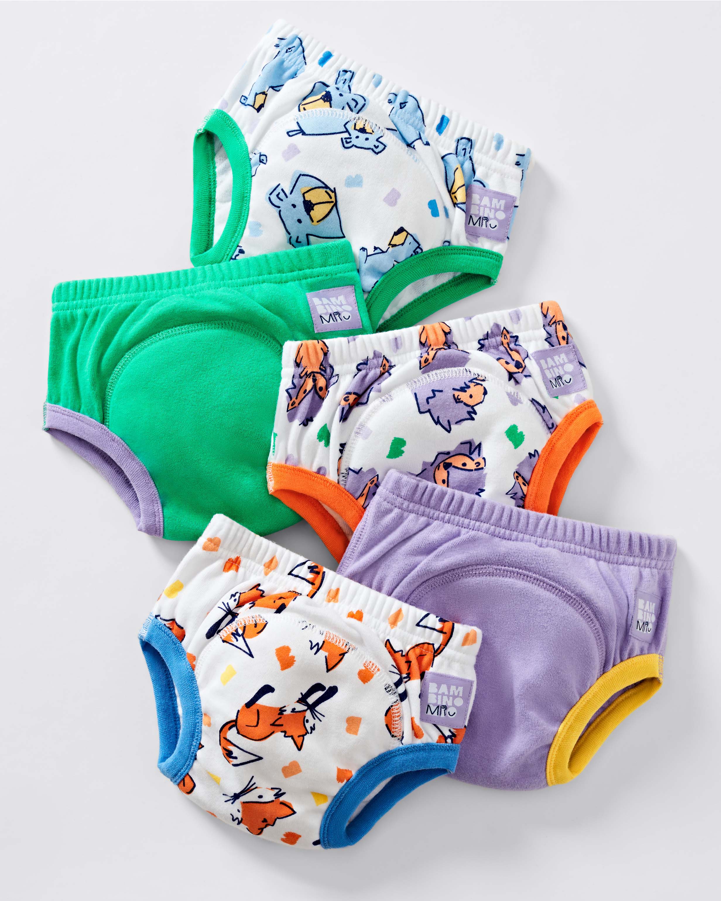 Padded Underwear for Potty Training - 4pack - Safari – Plan B
